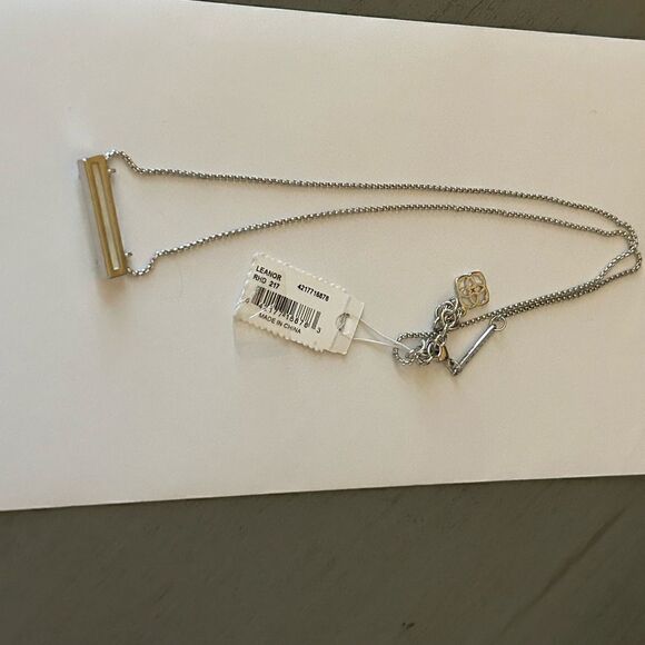 Kendra Scott Leanor silver necklace NWT‎ - Picture 8 of 9